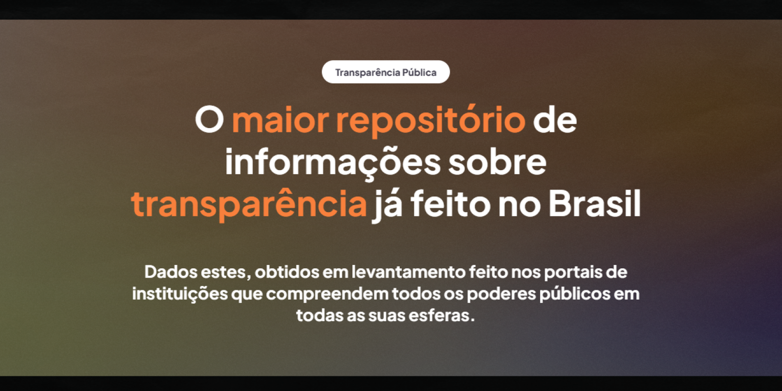 Radar da Transparência Pública